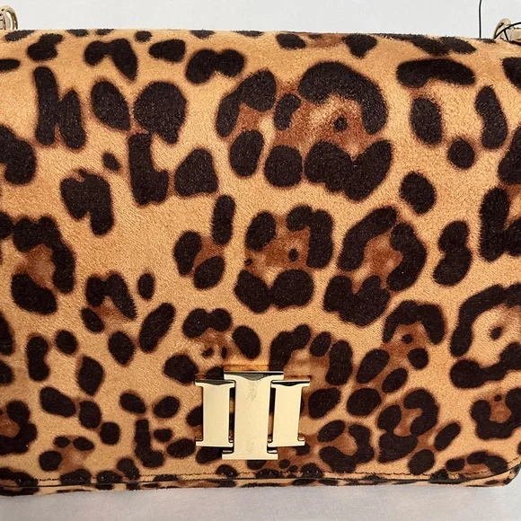 I.N.C. INTERNATIONAL CONCEPTS Sibbell Crossbody Bag Leopard New - Picture 8 of 13